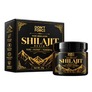 DON’T FORCE Pure Himalayan Shilajit Resin – 20g (Single Pack)