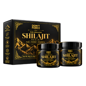 DON’T FORCE Pure Himalayan Shilajit Resin – 40g (2 Pack)