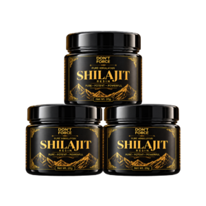 DON’T FORCE Pure Himalayan Shilajit Resin – 60g (3 Pack)
